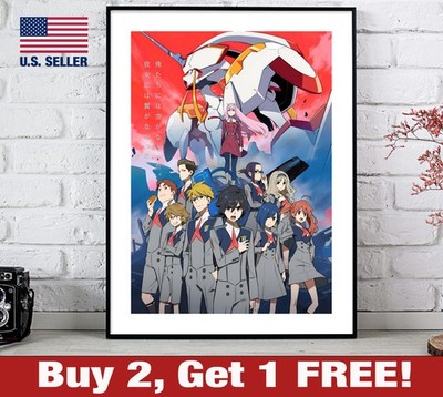 Darling in the Franxx Poster 18'' x 24'' Print Anime Manga Wall Art 1