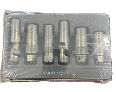 New Snap-on  3/8'' drive 6-Pc Essential Spark Plug Socket Set 206ESSPKPLG2