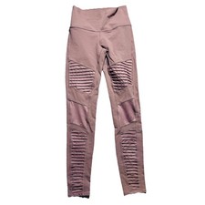 ALO Yoga 7/8 Moto Leggings Mauve Womens Sz S