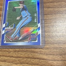 Topps 2021 Opening Day Spencer Howard Philadelphia Phillies Rookie Card #9. rookie card picture