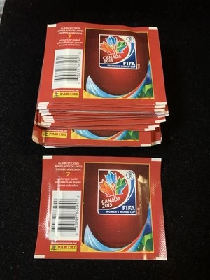 PANINI FIFA World Cup SOCCER 2015 Canada Women's World Cup Sticker Pack (7 in each)