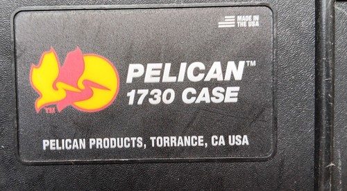 Pelican 1730 Case With Bottom Foam - Very Good Working Wheels And Latches