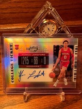 2019-20 Optic Contenders Draft Pick Ticket Romeo Langford Auto Silver