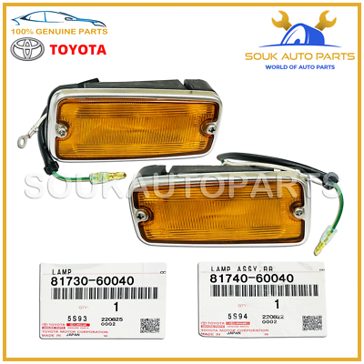 81730-60040 81740-60040 Genuine Toyota LAMP SET, SIDE TURN SIGNAL