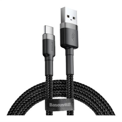 Baseus Cafule Cavo USB Per Lightning 2.4A 200 Cm – MFi Certificato? – Ricarica Veloce Per IPhone E IPad – Colore Bianco – Marchio Baseus Qualità