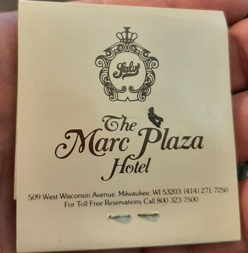 The Marc Plaza Hotel Sewing Kit Milwaukee WI - Picture 3 of 3