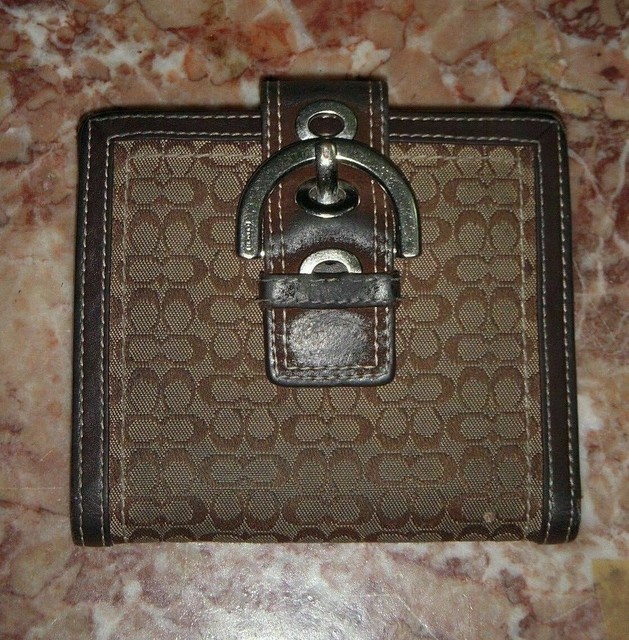 Coach Signature Credit Card Wallet eBay