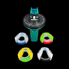 5ct VTG ‘83 Compact Green Label Maker Embosser w/ Assorted 3/8 in Tape WORKS