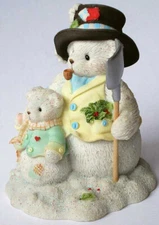Cherished Teddies “It’s Snowball Without You” Mack & Mallory Snow Bears 2004  
