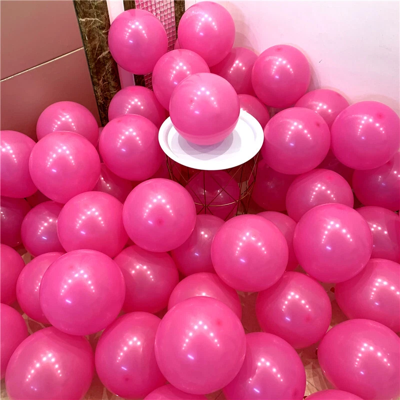 pink balloons