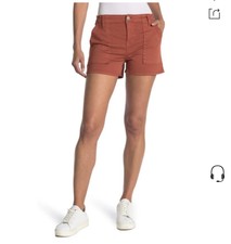 Hudson Utility Shorts in Washed Rust Size 27