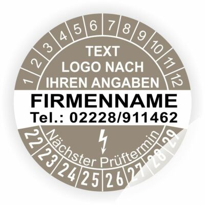 16 Stück Prüfaufkleber Prüfplaketten Jahresplaketten UVV – BGV D27 BGR Für Stapler-Wartung, 16 Stück à 40mm Jahresplaketten Druckengel - Foto 3