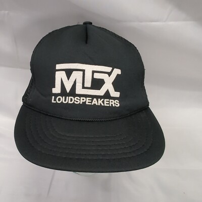 Vintage MTX Loudspeakers Subwoofer Trucker Cap Mesh Snapback Rope Hat