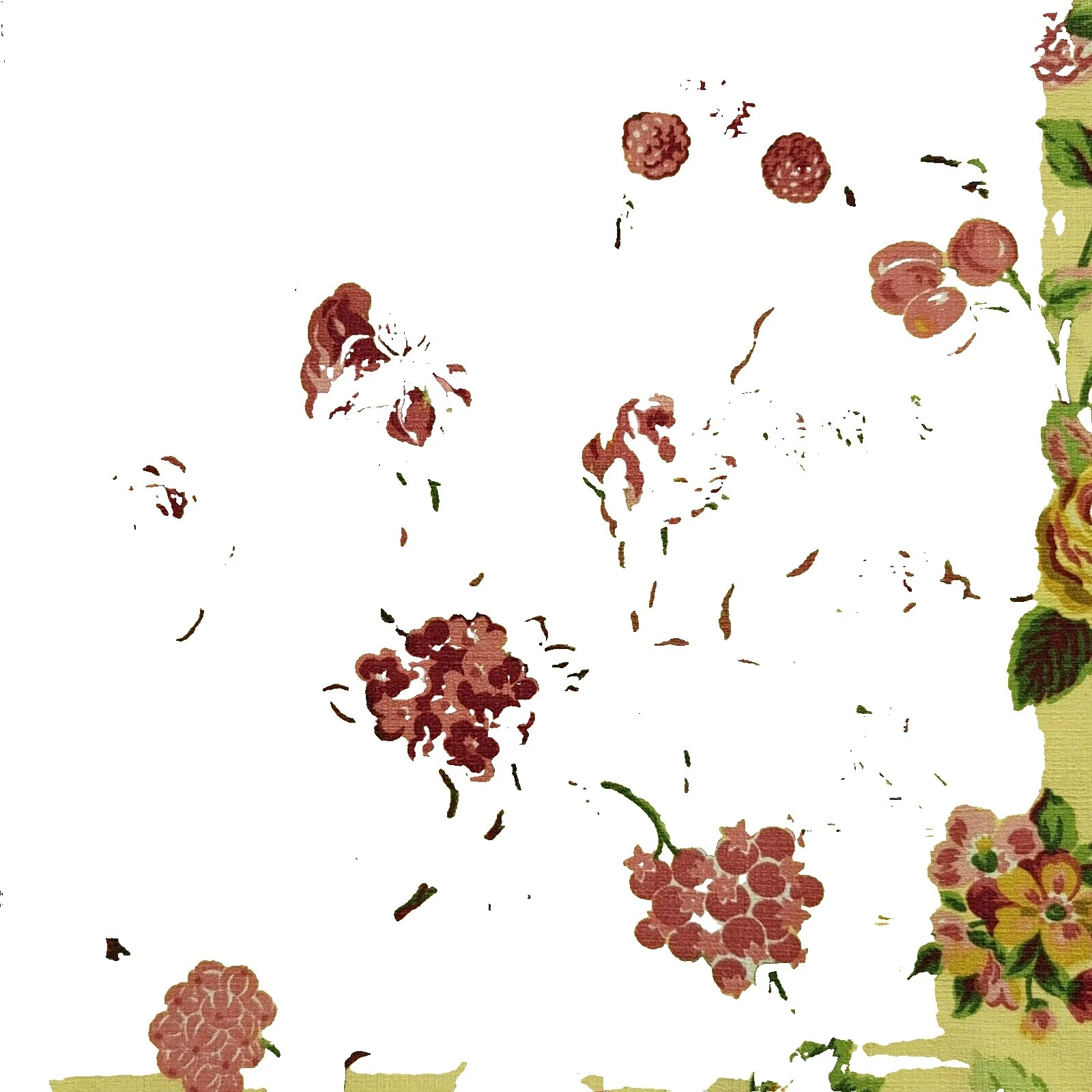 Corteza telas artesanales Floral Flores y Plantas