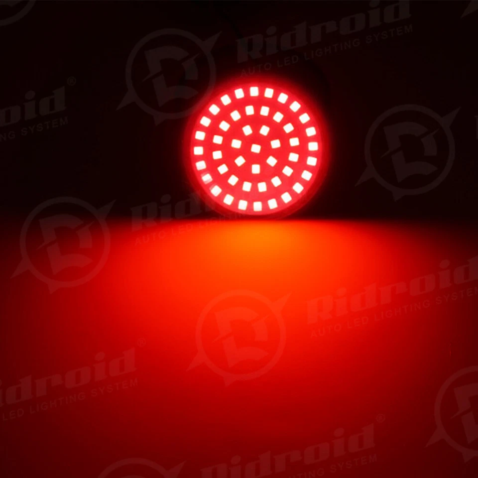 Luces LED de señal de giro 1157 lente de humo para Harley Touring Sportster Softail Dyna Foto 2 de 4