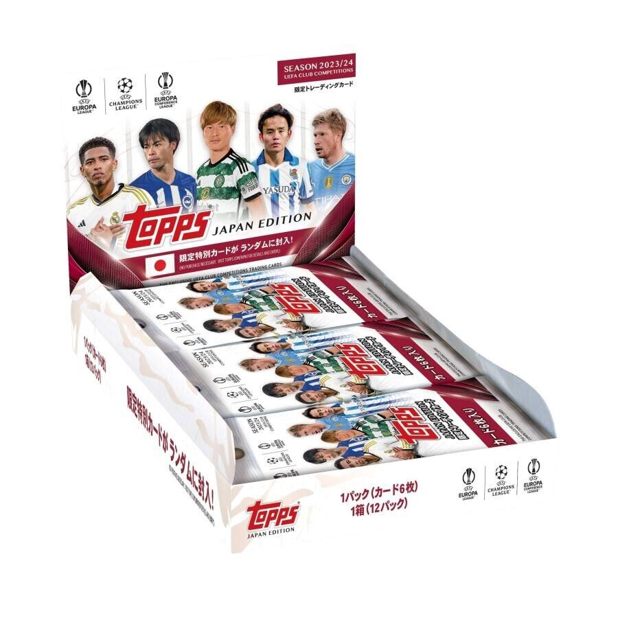 2024 Topps UEFA Champions League Japan Edition Sealed Box 2024 Topps UEFA Champions League Japan Edition Sealed Box