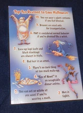 2 Halloween Card by Leanin Tree:Top 10 Reasons to love Halloween ($4 ship 8cards