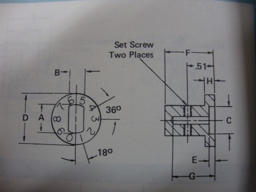 Alco Knob KC-500A 1/8 Solid CNC Aluminum Control Knob Dial - Picture 6 of 7
