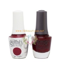 Harmony Gelish Duo Gel Polish + Morgan Taylor Nail Lacquer - #842-Good Gossip