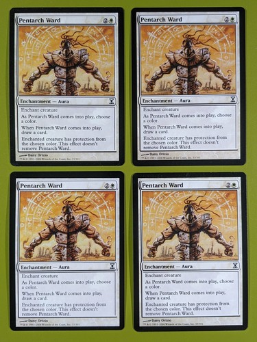 Pentarch Ward x4 Time Spiral 4x Playset Magic the Gathering MTG - 第 1/1 張圖片