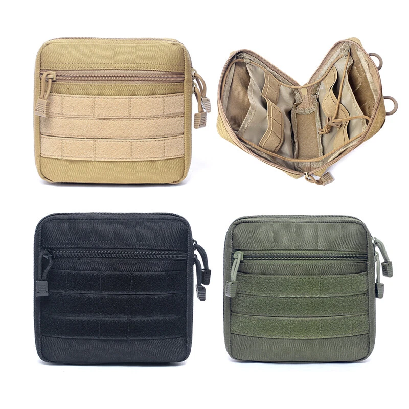 Tactical Molle Utility EMT Pocket EDC Tool Bag Organizer Admin Pouch