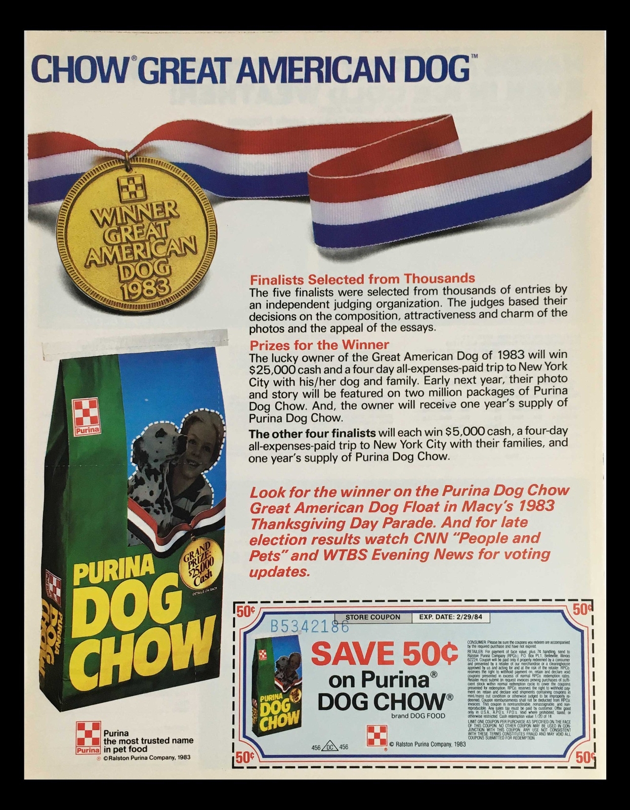 Circular Coupon Advertisement