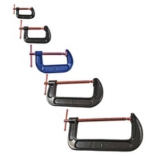 Heavy Duty Steel Frame Screw G Clamp 2" 3" 4" 6" 8" For Wood Metal Work Clamping