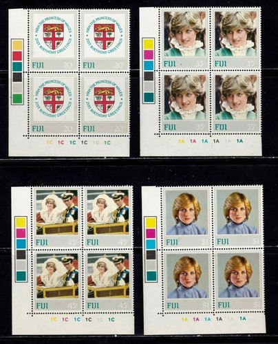 Fiji 470 - 473 corner blocks MNH OG FREE SHIPPING!! - 第 1/1 張圖片