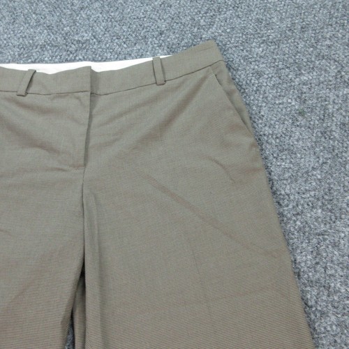 Ann Taylor Pants Womens 8 Beige Black Houndstooth Tapered 32x25.5 - Picture 4 of 22