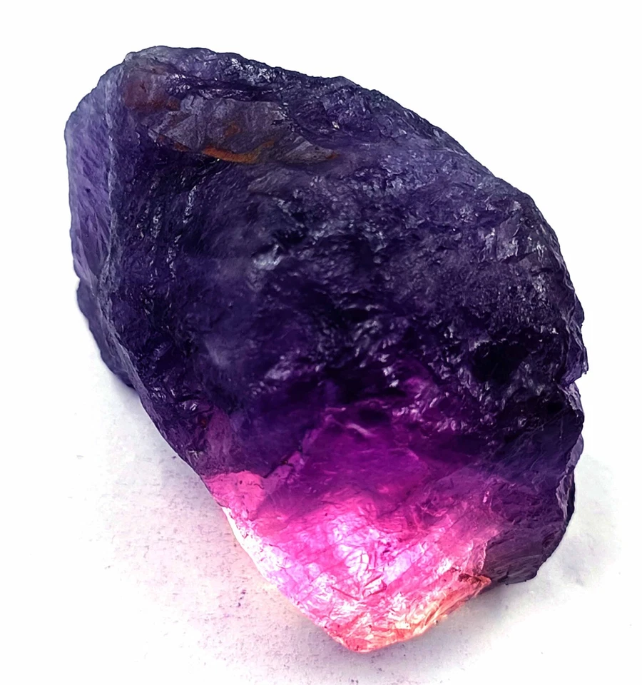 Alejandrita púrpura rusa 250 quilates piedra preciosa suelta natural áspera certificada MKR Foto 3 de 4