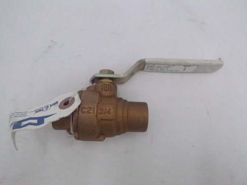 MILWAUKEE UPBA150/450S 3/4" ULTRA PURE SWEAT BRONZE BALL VALVE 600 WOG
