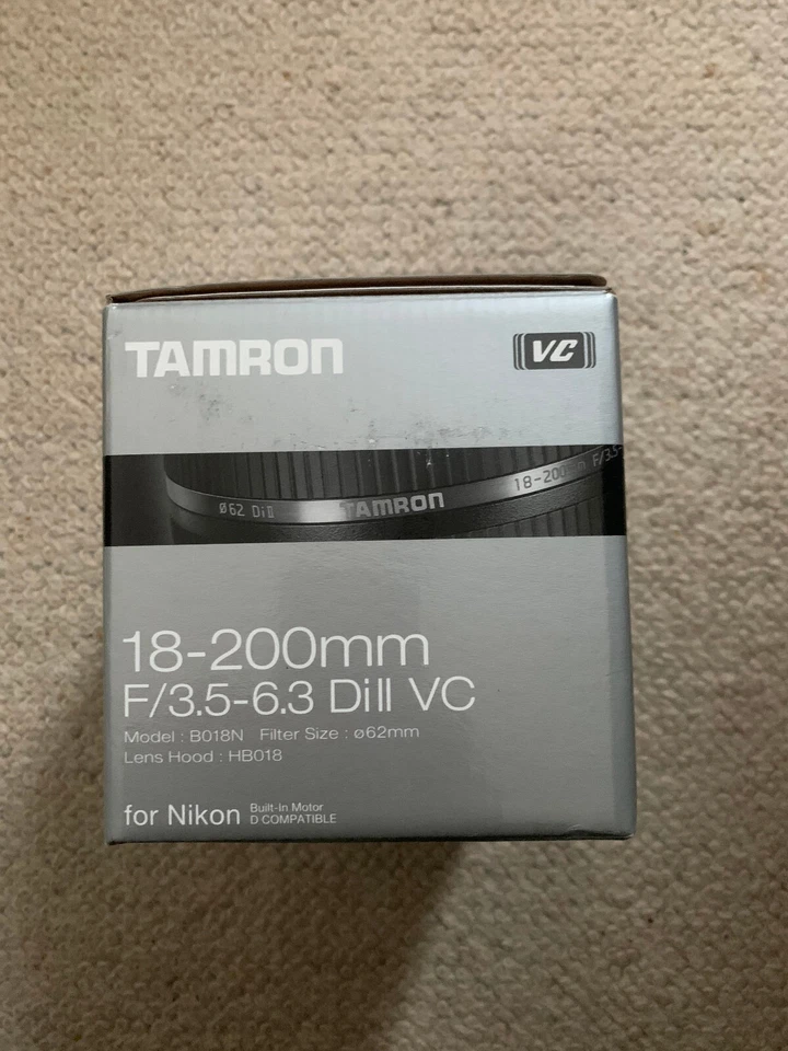 Tamron 18-200mm f/3.5-6.3 Di II VC PZD MACRO Lens for Nikon B018N FREE POSTAGE - Image 3 of 4