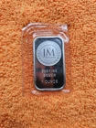 1 oz .999+ Fine Silver Bar. JM Bullion  (New, Frosted Finish) Made In USA. 07
