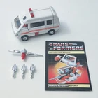 Transformers G1 RATCHET Complete Hasbro Autobot WHITE W Accessories & Instructio