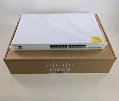 Cisco Catalyst 1300X Series Managed Switch, 24GE+4SFP28,PoE (C1300X-24P-4X) 385W