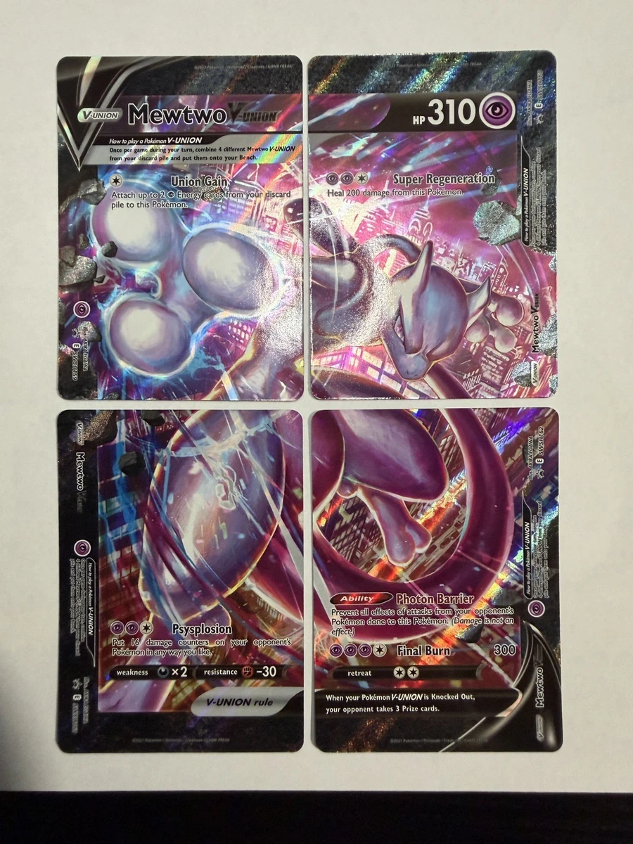 Mewtwo V-Union Pokémon TCG Cards for sale | eBay