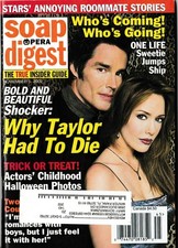 Soap Opera Digest Magazine November 5 2002 What Taylor Had To Die Soap Opera Digest Magazine November 5 2002 What Taylor Had To Die