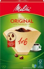 8 Pck. Melitta SDA Filtertüten 1x6/40 naturbr(VE40) Kleingeräte 123834