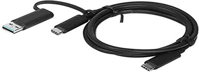 Hybrid USB-C with USB-A Cable
