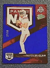 TAVIEN ST. CLAIR 2025 Panini NSCC Silver Packs Rated Prospect BLUE /50 OSU KHH 