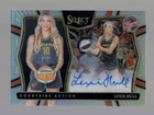 2025 Panini Select WNBA LEXIE HULL Courtside Action Silver Prizm Autograph