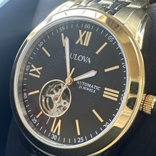 Bulova 97A132 WristwatchBulova Men's 97A132 Automatic Gold-Tone Bracelet