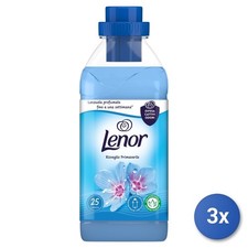 3x Lenor Fabric Softener 525 ML Concentrate 25 Measuring Spoons Spring