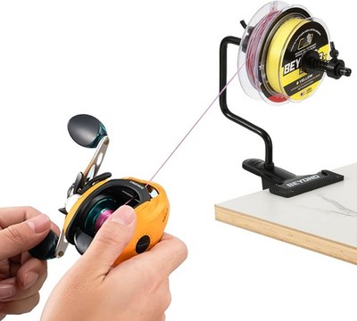 Beyond Braid EZ Fishing Line Spooler   Portable Table Mounted 1-Pack, Black 