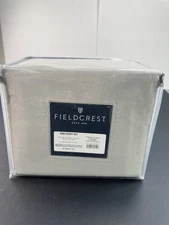 Fieldcrest King Size 3 Piece Duvet Set Duvet Cover And 2 Shams Naked Gray NWT