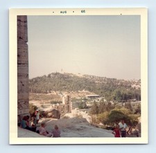 Old Vintage Square Color Photo DIONYSUS RESTAURANT ACROPOLIS ATHENS GREECE