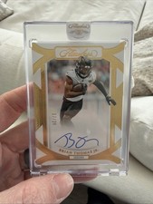 2024 Flawless BRIAN THOMAS JR. Rookie Gold Frame Signatures #/25 ON CARD AUTO RC