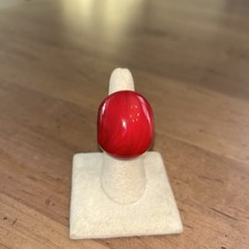 Murano Glass Bubble Ring VENICE  Nwot. Sz 6