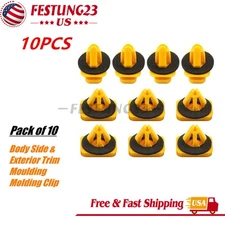10 Pack Rocker Panel Molding Retainer Clip for Chevy Camaro Equinox Suburban