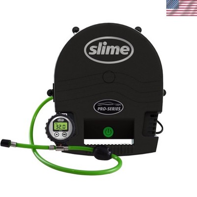 Pro-Series Wall Mounted Garage Inflator with 25ft Hose - Inflates in 4 Minutes